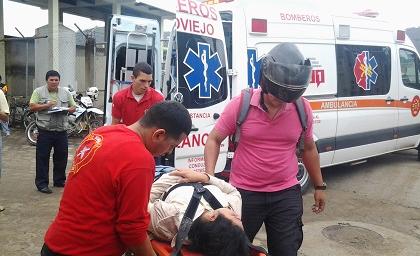 Mujer Resulta Herida Al Caer De Una Moto El Diario Ecuador