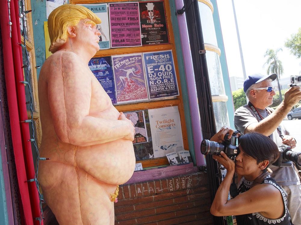 Colocan Estatua De Donald Trump Desnudo En Calles De New York El