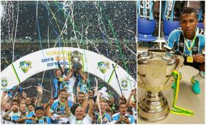 Miller Bolaños se corona campeón de la Copa Brasil con el Gremio