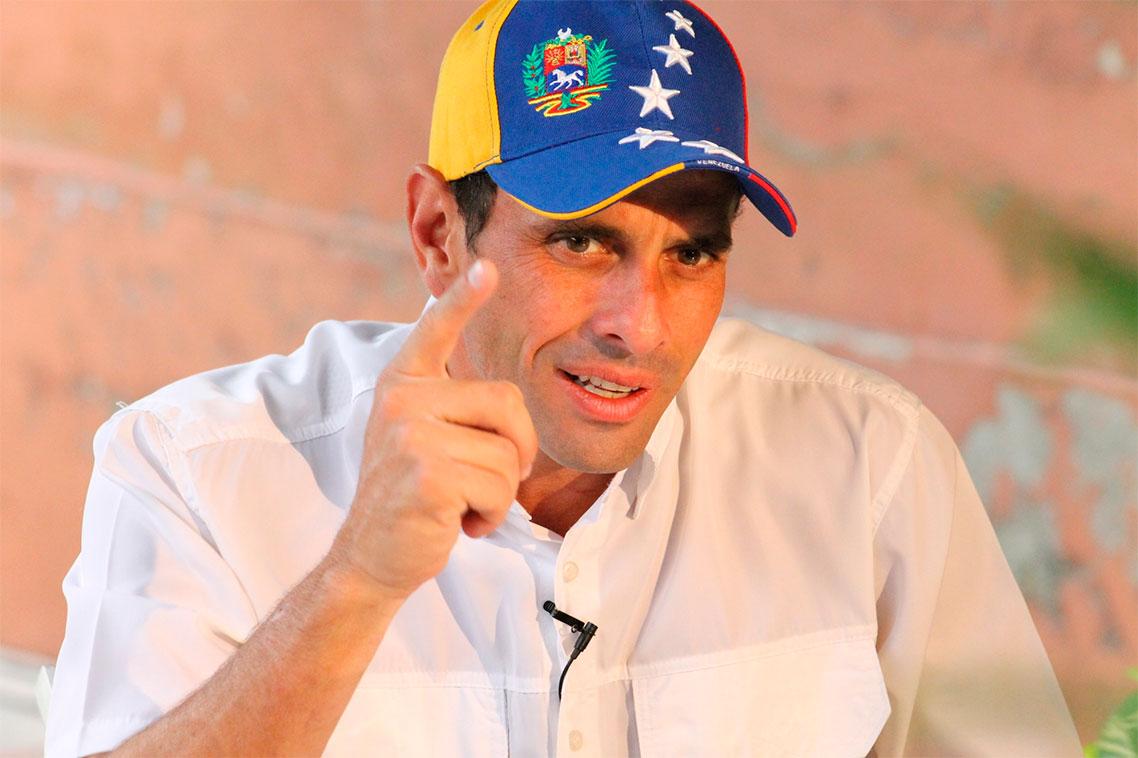 Capriles Acus Al R Gimen Chavista De Coordinar Los Saqueos En El