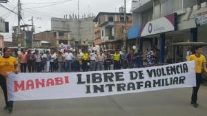 Realizan marcha contra el maltrato en Tosagua - El Diario Ecuador