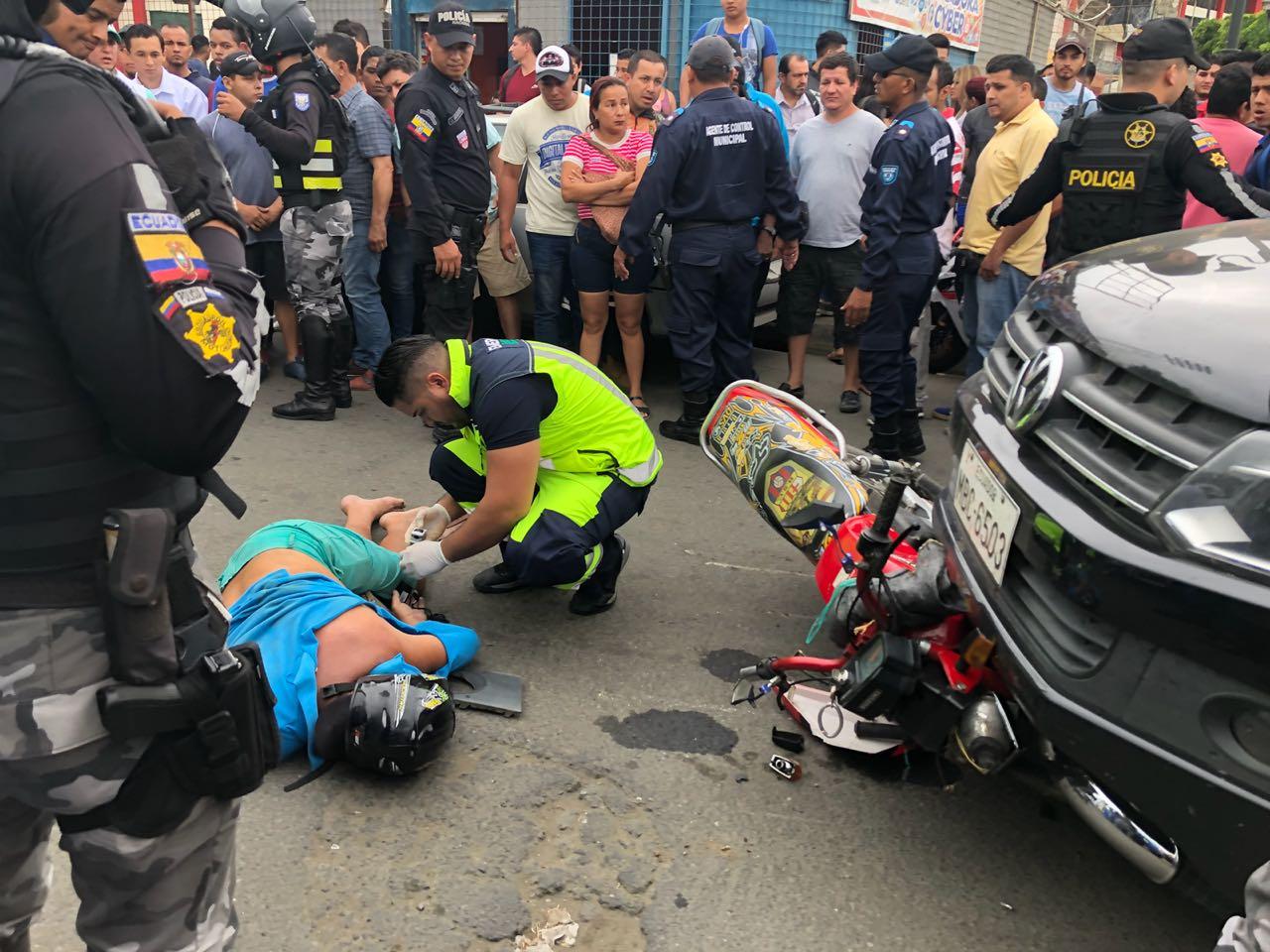 Portoviejo Hombre muere en un accidente de tránsito en la avenida  