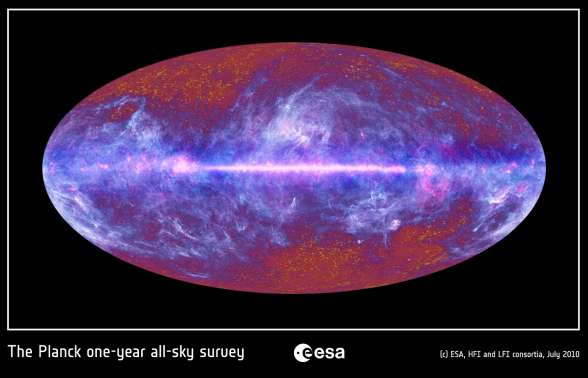 Muestran el mapa más completo del Cosmos
