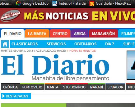 Pagina Web De Medios Ediasa Con Nueva Imagen El Diario Ecuador