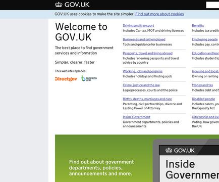 Gobierno británico tiene mejor página web