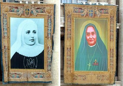 El papa proclama santas a una monja mexicana y a otra colombiana