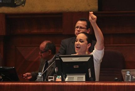 Gabriela Rivadeneira fue posesionada como presidenta de la Asamblea Nacional