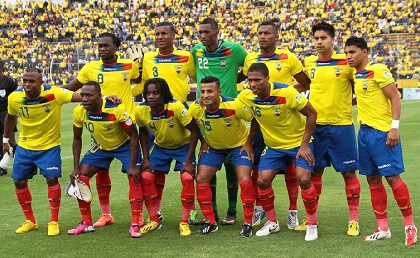 Presentan lista de convocados de la Selección ecuatoriana con 4