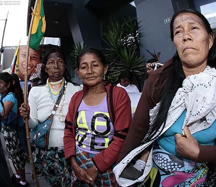 Protesta de mujeres amazónicas llega ante la ONU