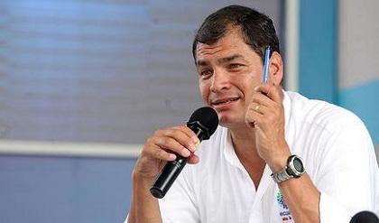 Correa dice que se meterá 'de lleno' en campaña electoral