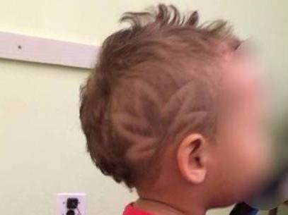 Detenida por diseñar marihuana en peinado de su hijo