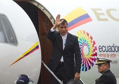 Correa visitará España la próxima semana con una agenda política y cultural