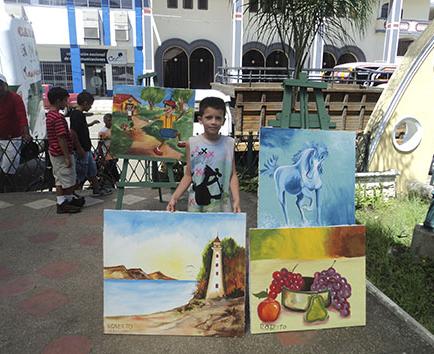 Niños harán exposición de dibujo y pintura
