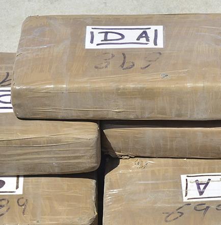Decomisan 80 ladrillos de cocaína en el puerto