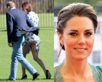Kate Middleton queda expuesta en una foto