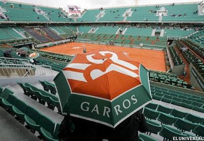 La lluvia retrasa más la jornada de tenis en Roland Garros