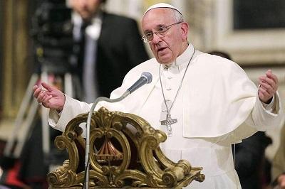 El papa denuncia la corrupción entre políticos, empresarios y eclesiásticos