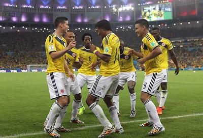 Colombia vence 2-0 a Uruguay con doblete de James Rodríguez