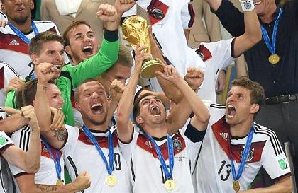 $415 mil recibirá cada jugador alemán por haber ganado el Mundial 2014
