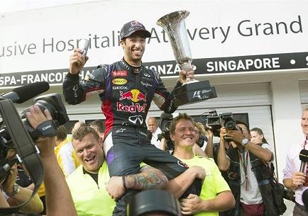 Ricciardo ganó el Gran Premio de Hungría por delante de Alonso, segundo