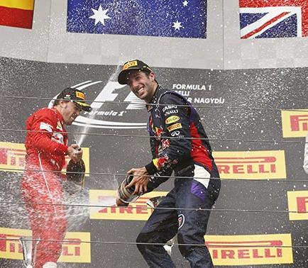 Ricciardo gana el gp de hungría