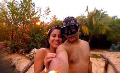Pareja fue sorprendida por un rayo mientras se tomaba un 'selfie' (video)