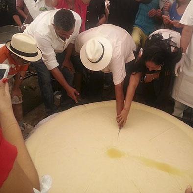Se realizó el IX festival del queso y la cuajada en la parroquia Atahualpa