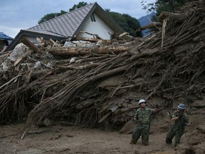 Se eleva a 90 los muertos y desaparecidos por inundaciones en Japón