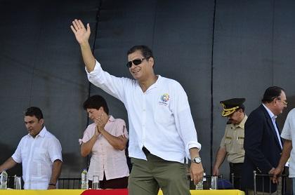 El presidente Rafael Correa recorrerá obras en Manabí