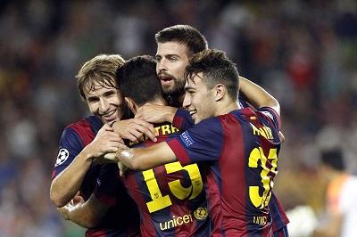 FC Barcelona ganó 1-0 al Apoel en el estadio Camp Nou