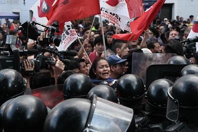 Protestas dejan heridos y detenidos en Quito