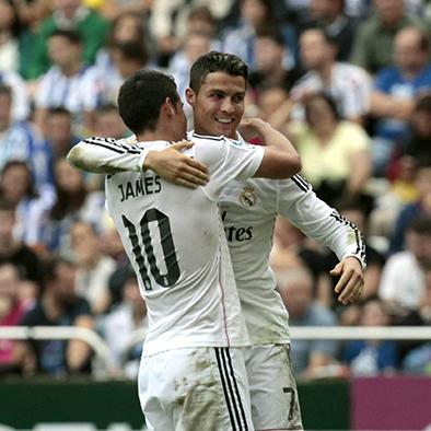 Real Madrid golea 8 a 2 al Deportivo La Coruña