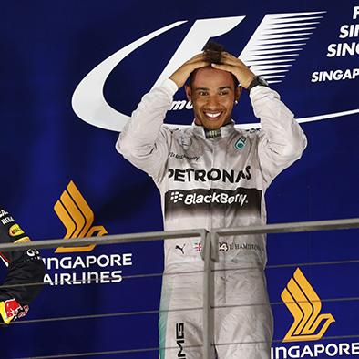 Hamilton gana Premio de singapur