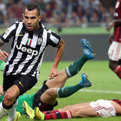 Tévez sigue marcando goles con la Juventus
