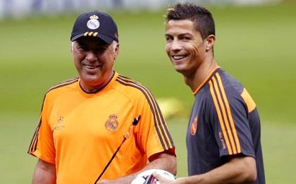 Ancelotti asegura que Cristiano es el mejor jugador que ha entrenado en su carrera