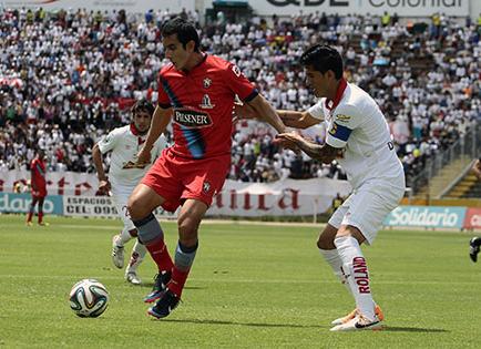 El Nacional se enfrenta con Liga de Quito en el Olímpico Atahualpa