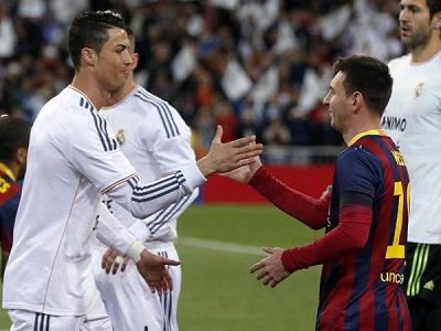 Messi y Cristiano dibujan por una buena causa antes del clásico español