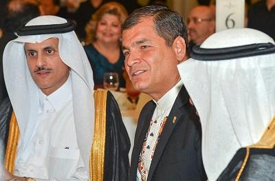 Presidente Correa visita centros culturales en el final de su visita a Catar