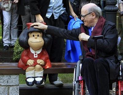 Mafalda se une a Woddy Allen como icono de la ciudad de Oviedo