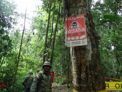 Ecuador y Perú eliminan 4 mil minas en zona fronteriza