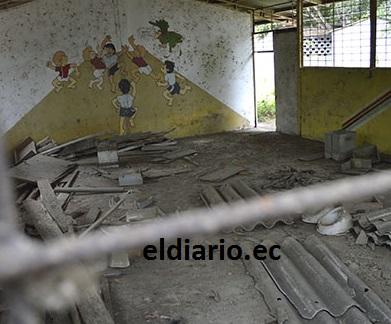 Edificaciones públicas están abandonadas en Pimpiguasí
