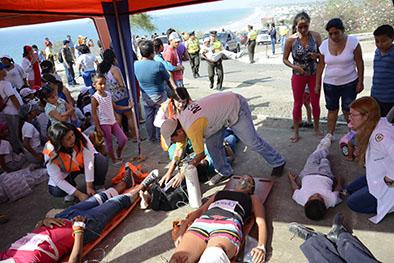 Simulacro de terremoto y tsunami se realizó con éxito en Crucita