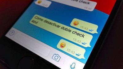 Usuarios de WhatsApp ya pueden desactivar el doble check azul