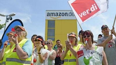 Empleados de Amazon en Alemania concluyen huelga de más de una semana