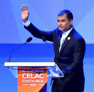 Discurso de Correa a favor de la 'descolonización' pone fin a Cumbre de la Celac