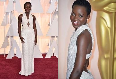Roban el vestido de perlas que Lupita Nyong'o lució en los Óscar