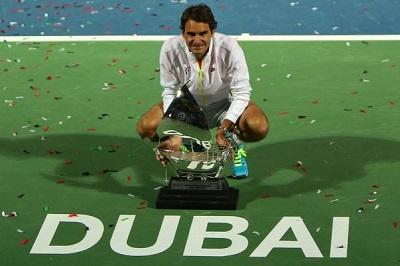 Roger Federer, campeón del torneo de Dubai