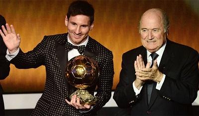 Blatter destaca a Messi, Neymar y Rodríguez como actuales estrellas del fútbol sudamericano