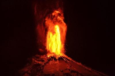 El volcán Villarrica podría volver a entrar en erupción en el sur de Chile
