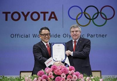 Toyota se incorpora al programa TOP de patrocinio olímpico